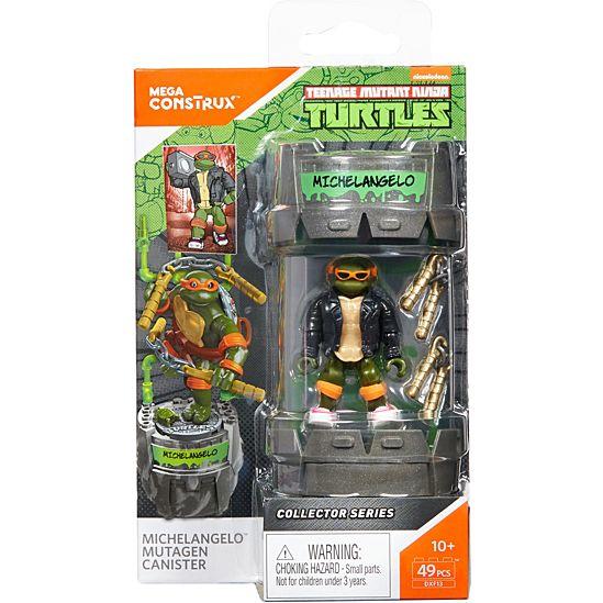 Mega Construx Teenage Mutant Ninja Turtles Série Classique Michelangelo Mutagen Canister