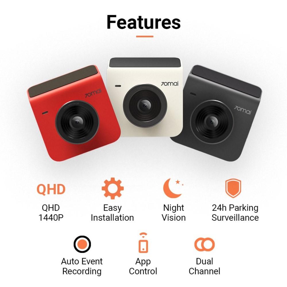 70mai Dash Cam A400 - Front + Rear
