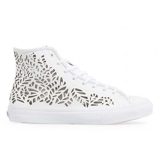 FOURGONS | SK8-HI DECON (DÉCOUPÉ) | FEUILLES/BLANC