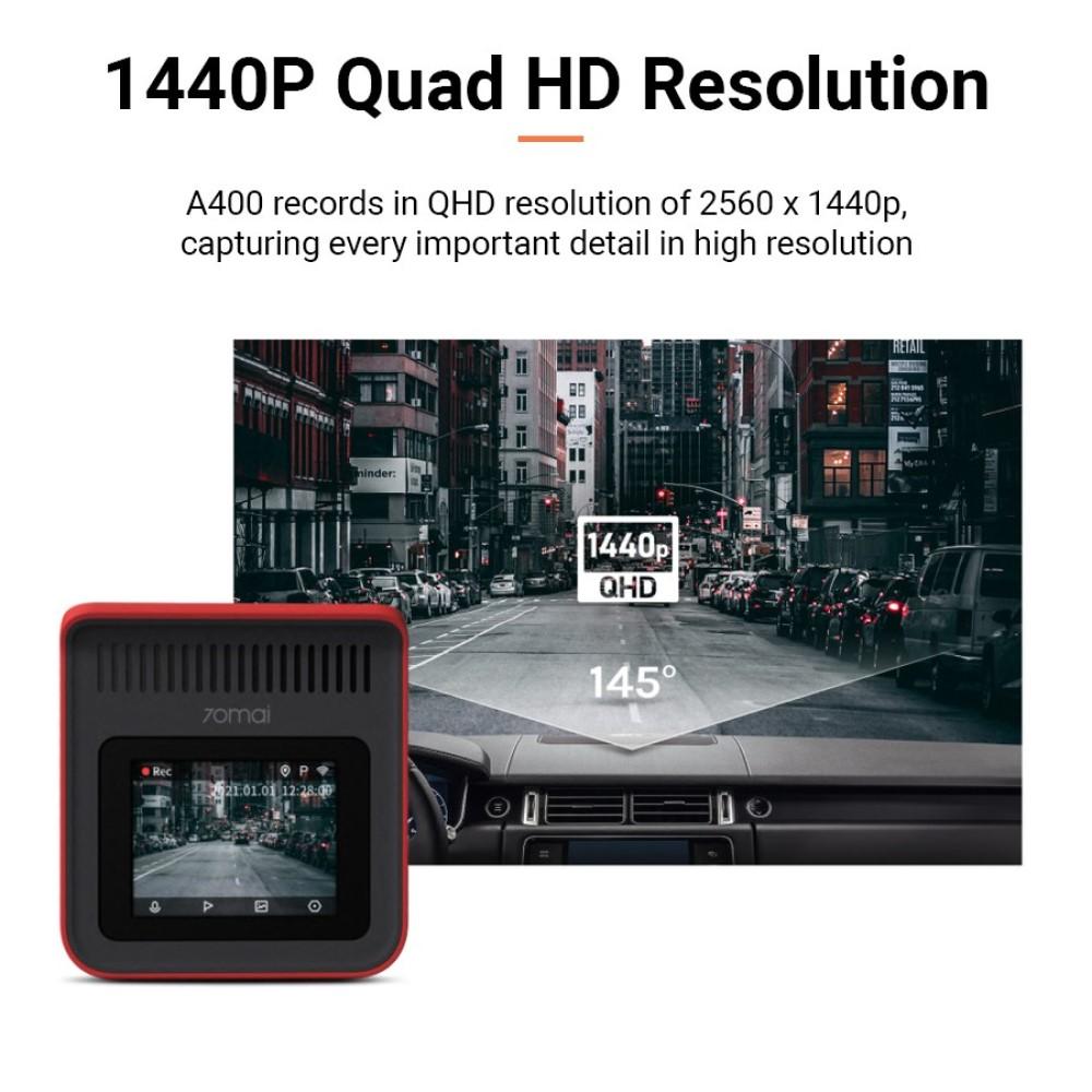 70mai Dash Cam A400 - Front + Rear
