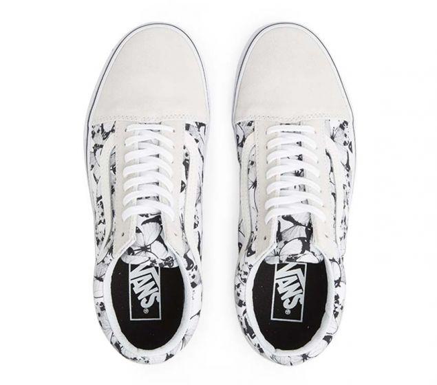 FOURGONS | OLD SKOOL (PAPILLON) VRAI BLANC | NOIR
