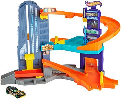 Ensemble de piste Hot Wheels Speedtropolis