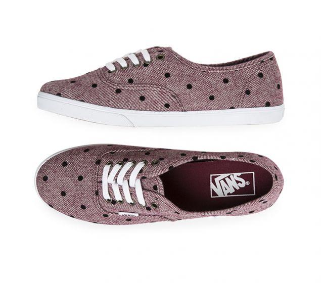 VANS |AUTHENTIQUE | LO PRO | BORDEAUX/BLANC