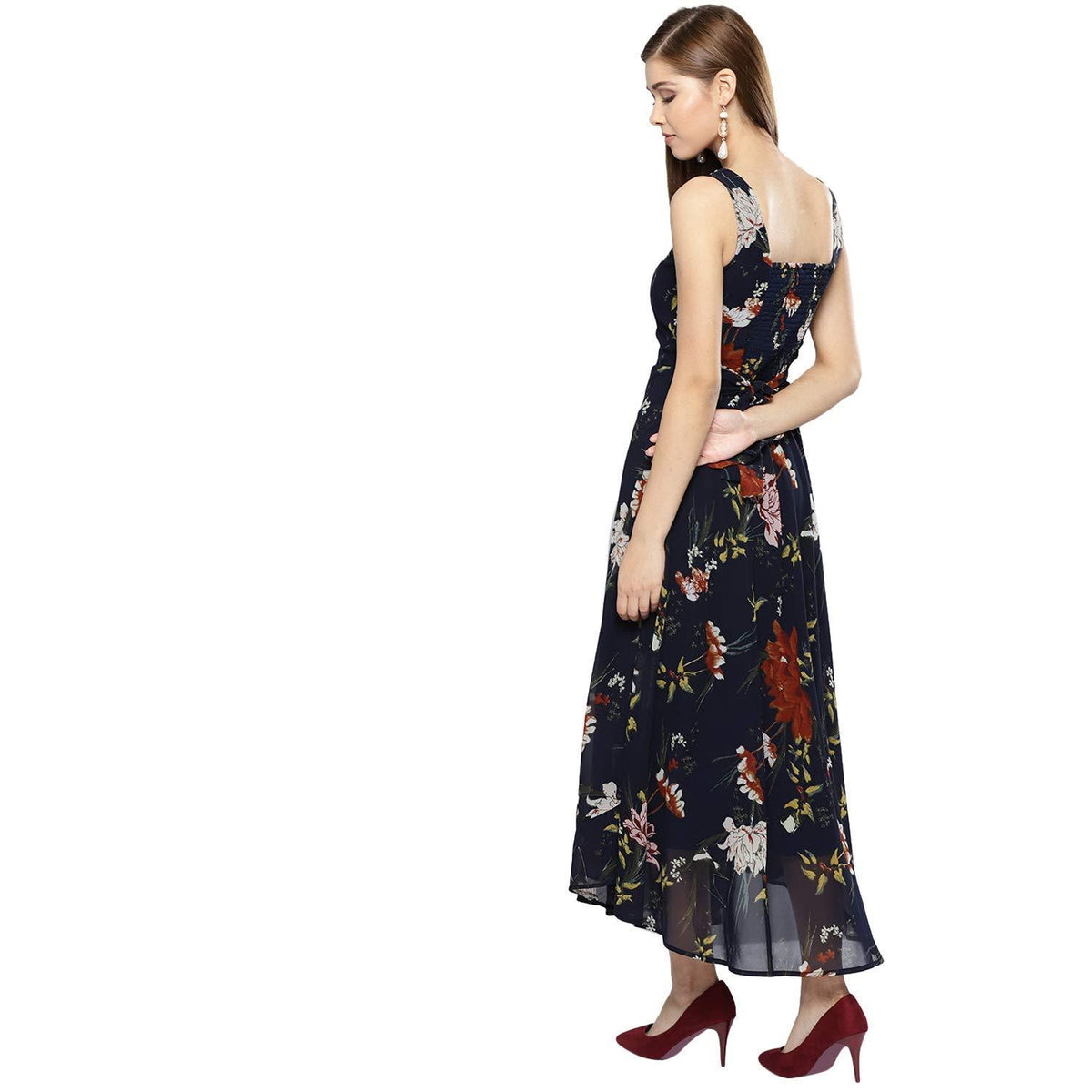 Robe trapèze synthétique Harpa