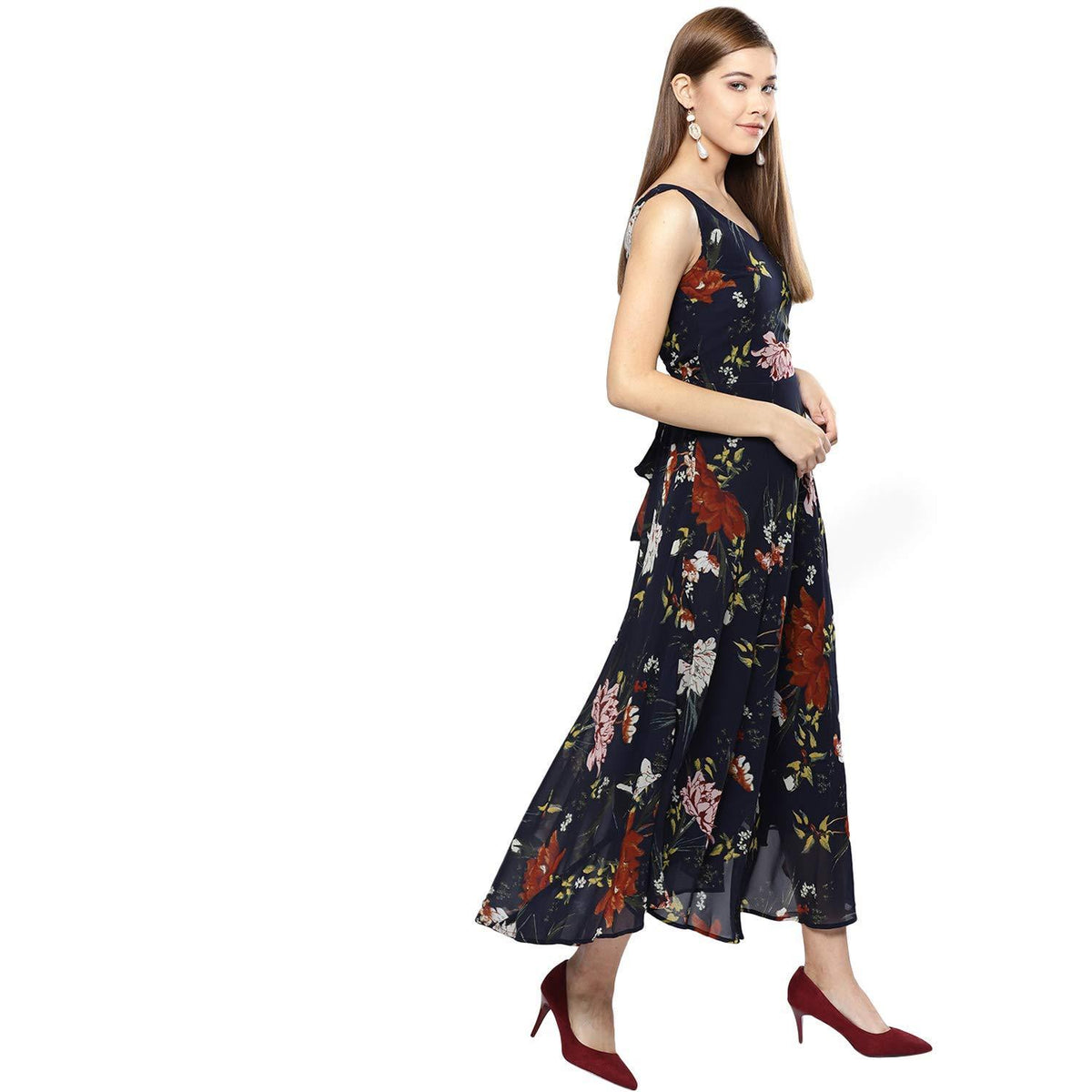 Robe trapèze synthétique Harpa