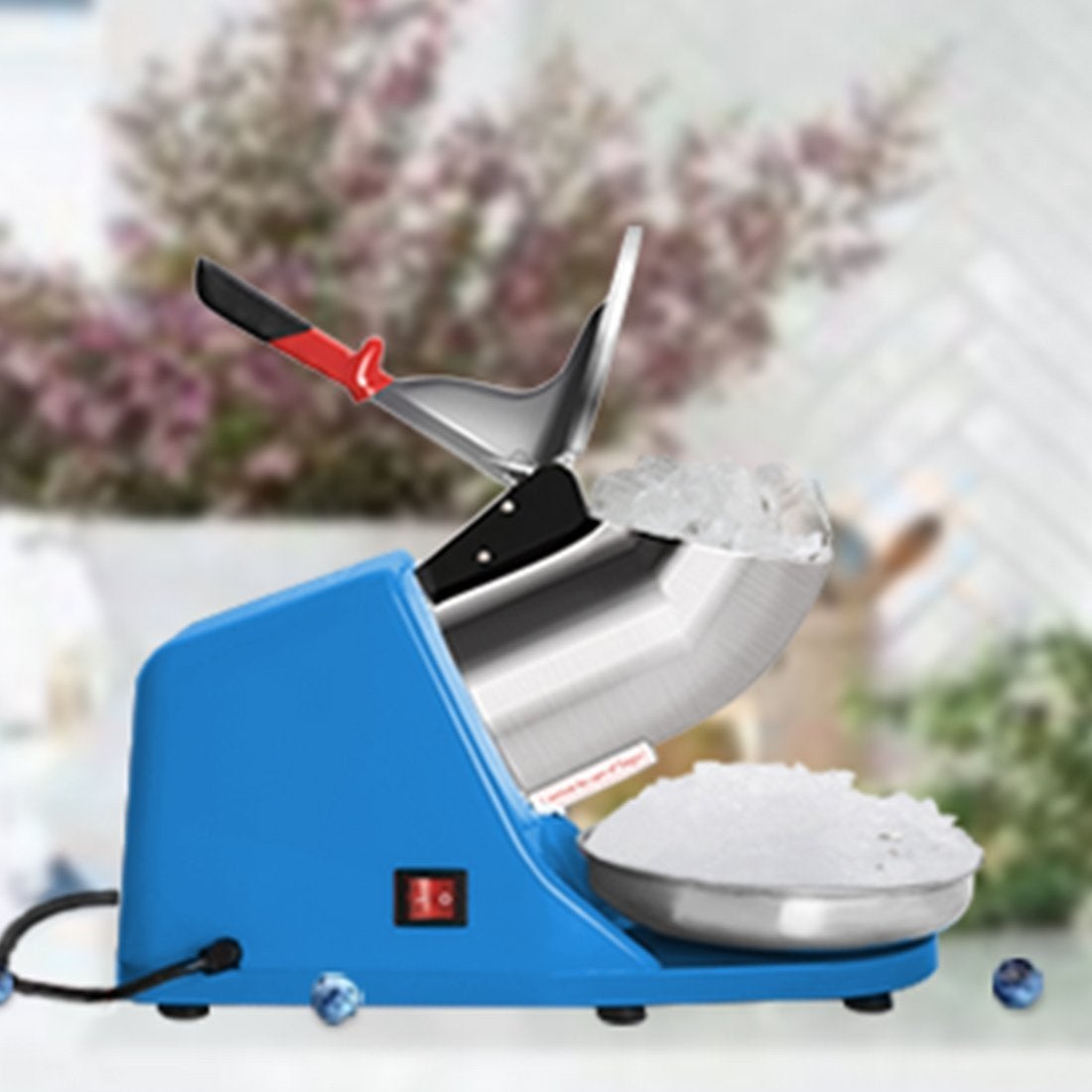 VIVOHOME Électrique Ice Shaver Snow Cone Maker Machine Silver 143lbs/hr pour usage domestique et commercial