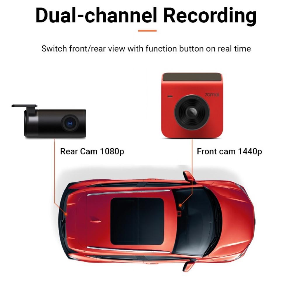 70mai Dash Cam A400 - Front + Rear