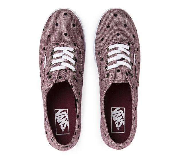 VANS |AUTHENTIQUE | LO PRO | BORDEAUX/BLANC