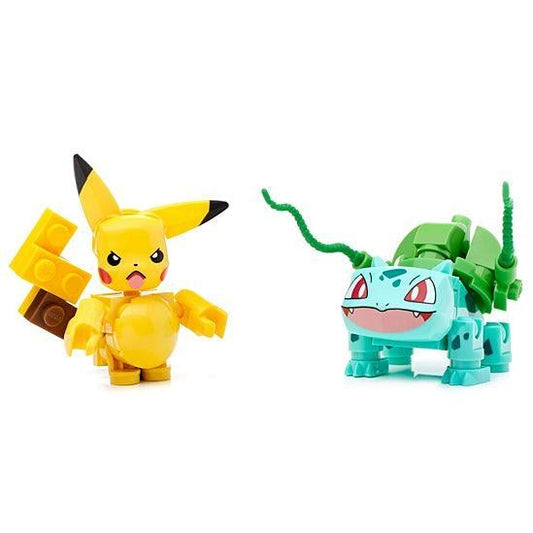 Mega Construx Pokémon Pikachu contre Bulbizarre