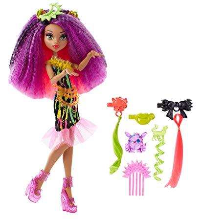 Poupée Monster High Électrifiée Monstrous Hair Ghouls Clawdeen Wolf