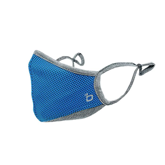 Blue bamboo face mask