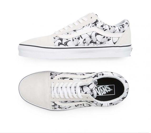 FOURGONS | OLD SKOOL (PAPILLON) VRAI BLANC | NOIR