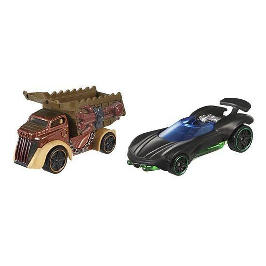 Hot Wheels Star Wars Character Car Lot de 2 voitures Luke Skywalker et Rancor