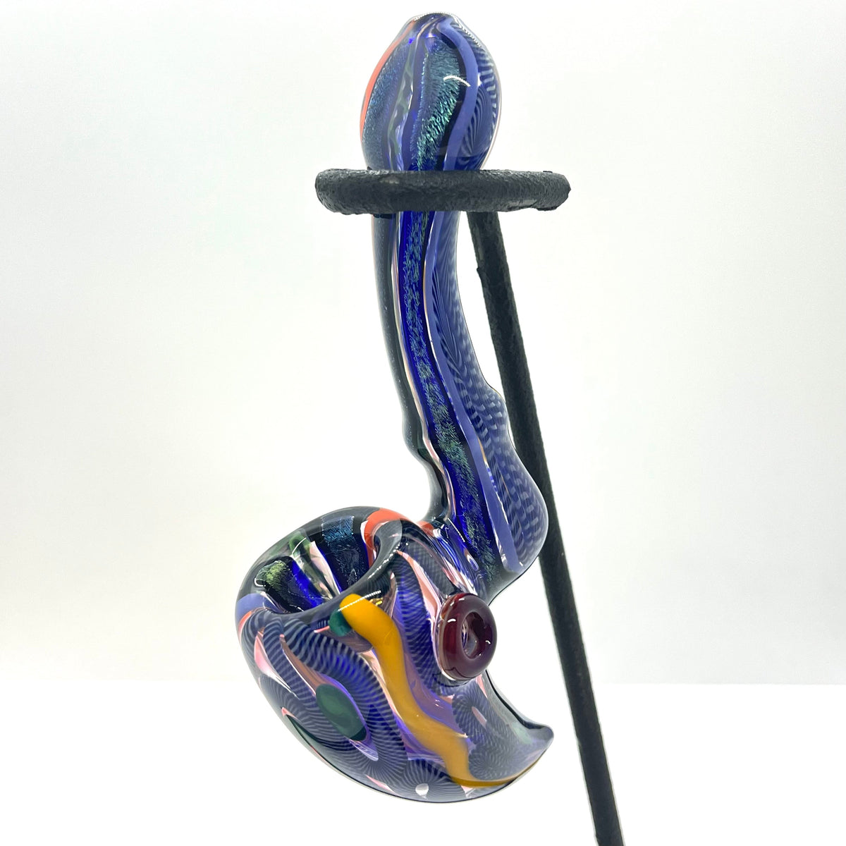 Heady Dichroic Horned Bowl