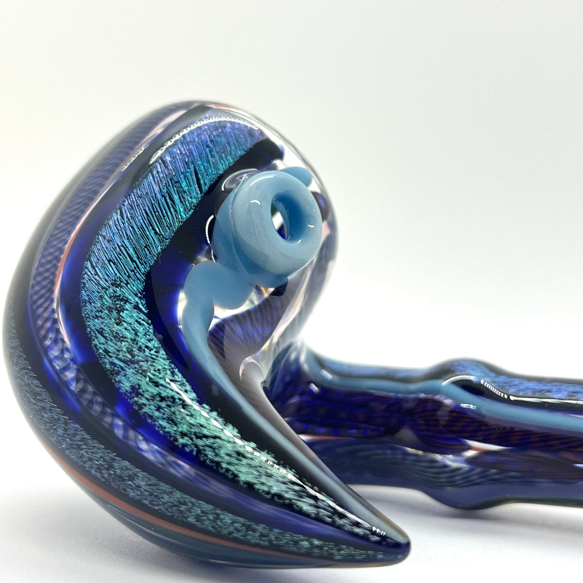 Heady Dichroic Horned Bowl