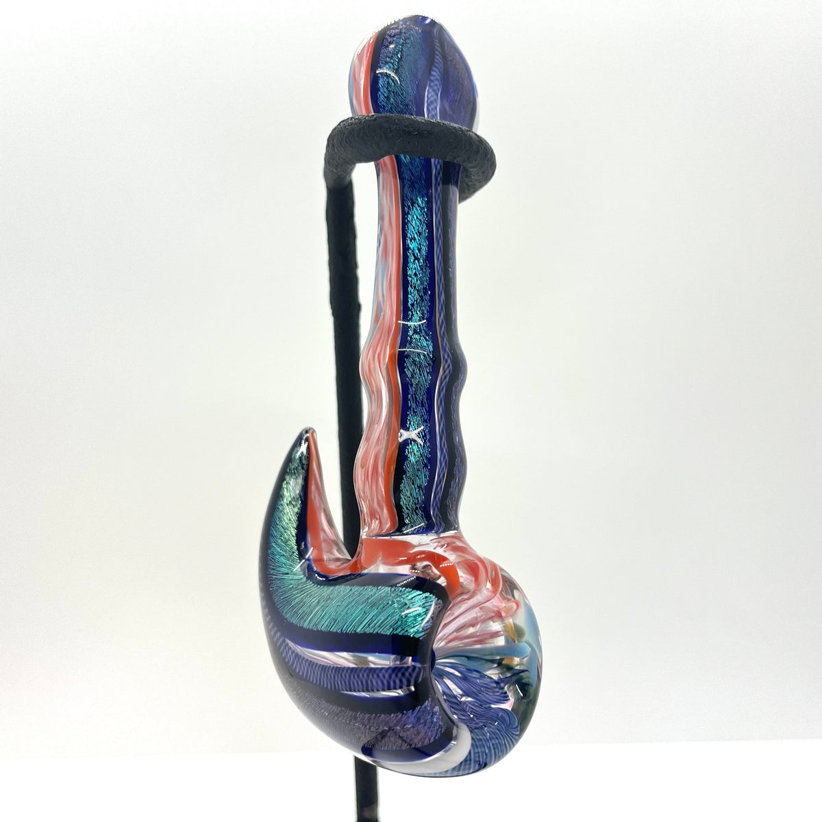Heady Dichroic Horned Bowl