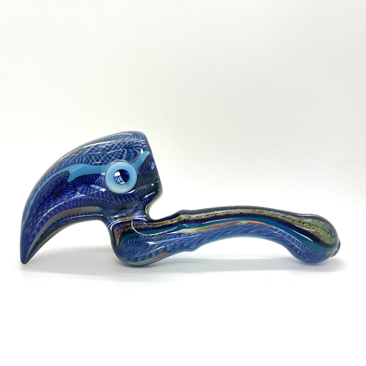 Heady Dichroic Horned Bowl