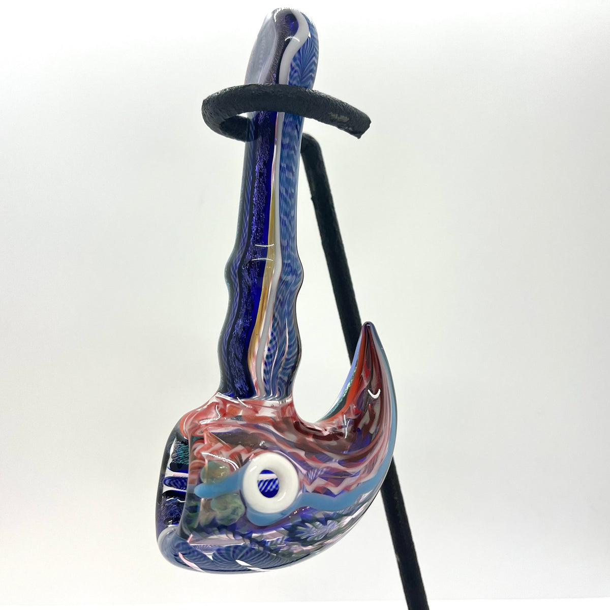 Heady Dichroic Horned Bowl