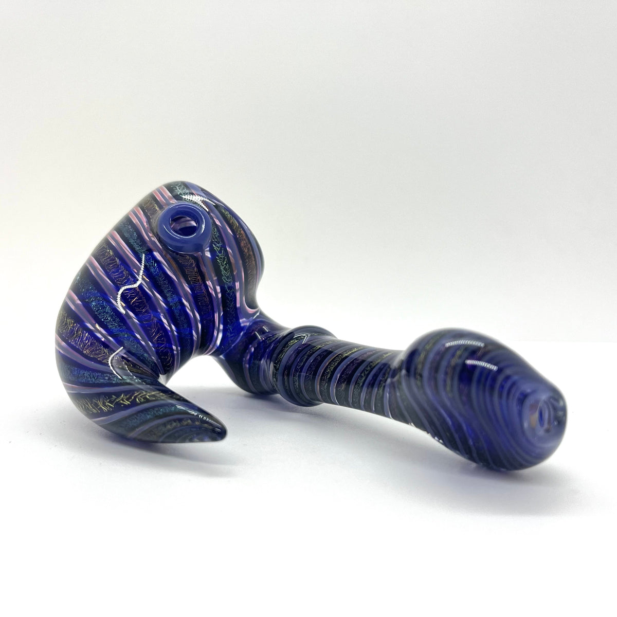 Heady Dichroic Horned Bowl