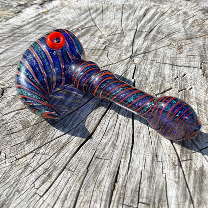 Heady Dichroic Horned Bowl