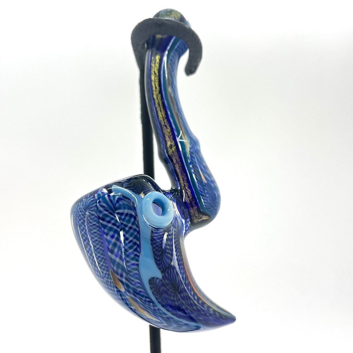 Heady Dichroic Horned Bowl