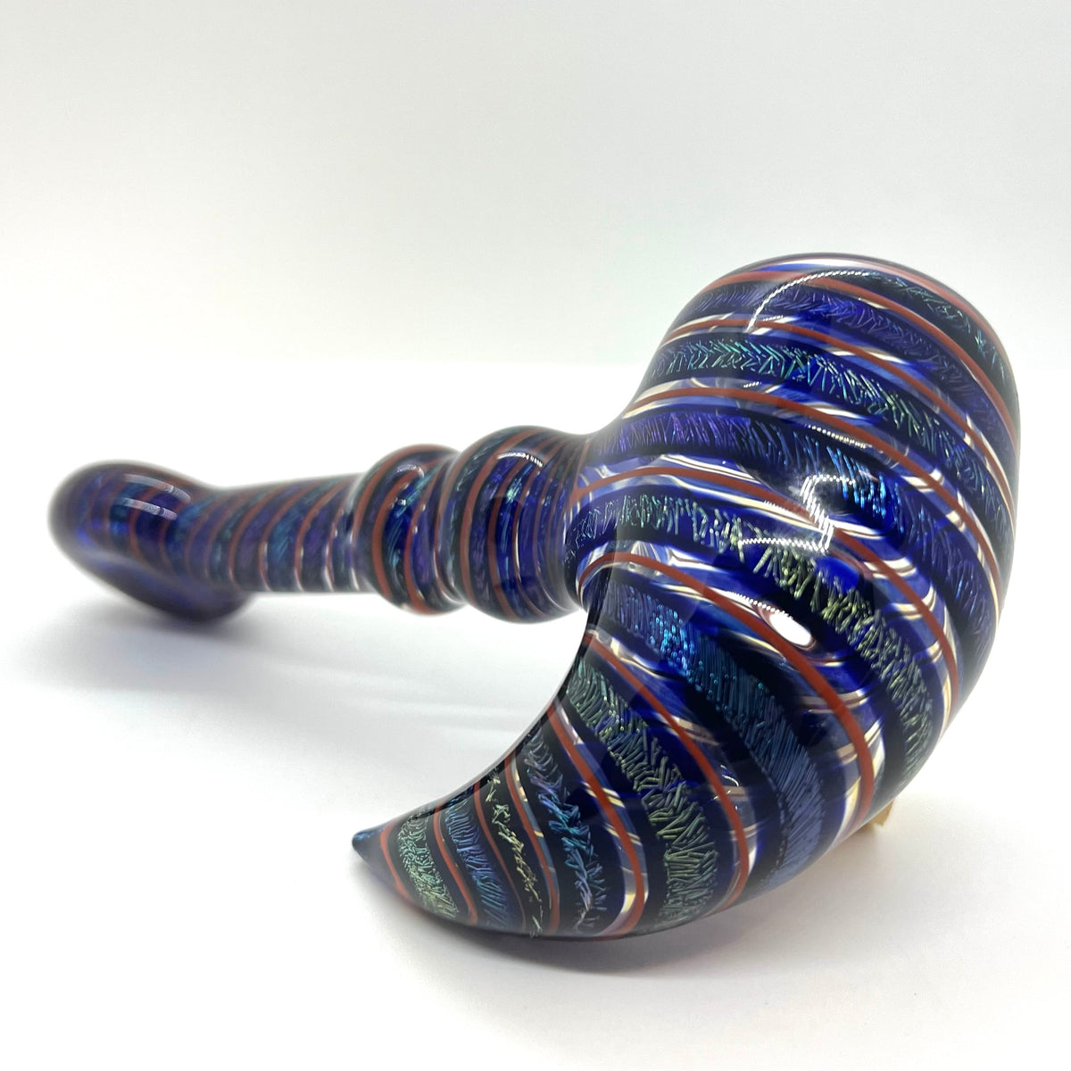 Heady Dichroic Horned Bowl