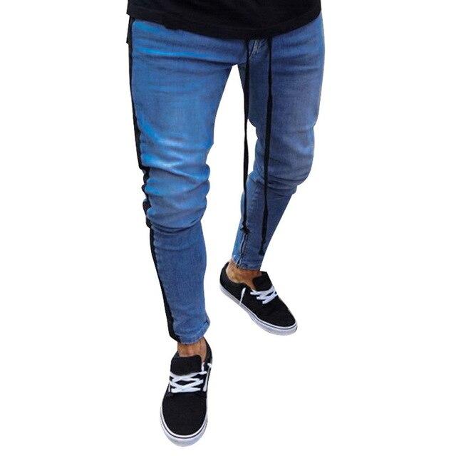Men's Shinny Washed Jeans