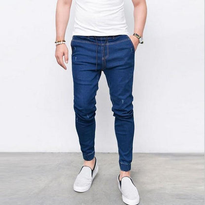 Men's Shinny Washed Jeans