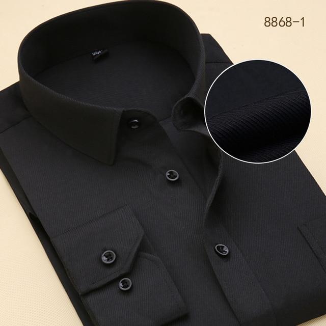 Chemise blanche à manches longues formelle pour homme