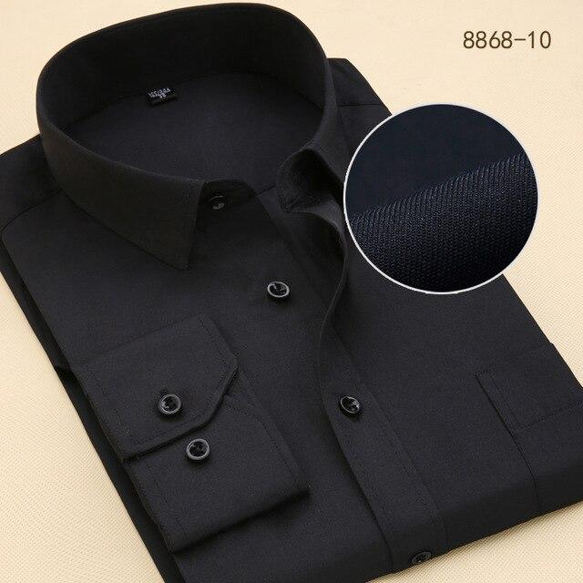 Chemise blanche à manches longues formelle pour homme